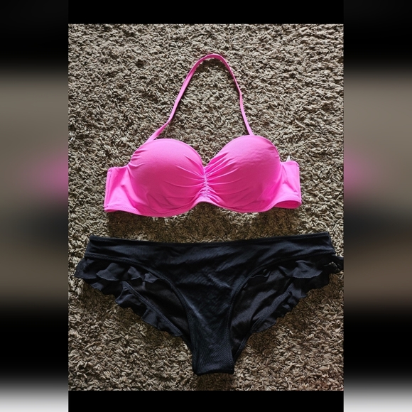 PINK Victoria's Secret Swim Bathing Suit Size Women's Large - Picture 1 of 2